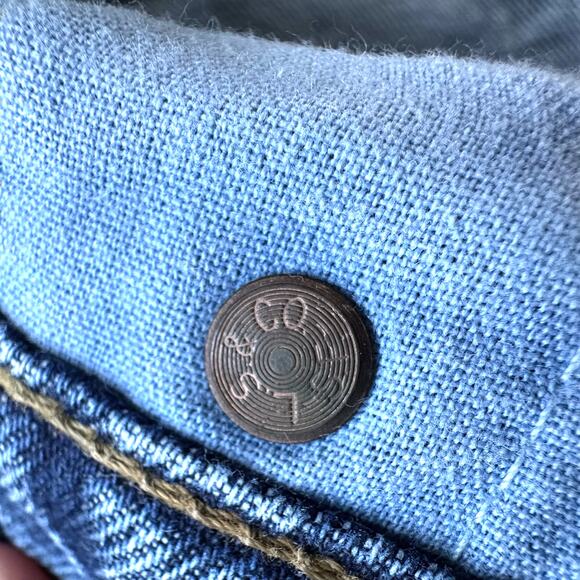 Levi’s 551 Relaxed Fit Tapered Leg Jeans Size 16R - Vintage 1995 - Made in USA - Picture 8 of 12